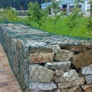 Ecological gabion net, galvanized lead wire mesh, steel wire grille